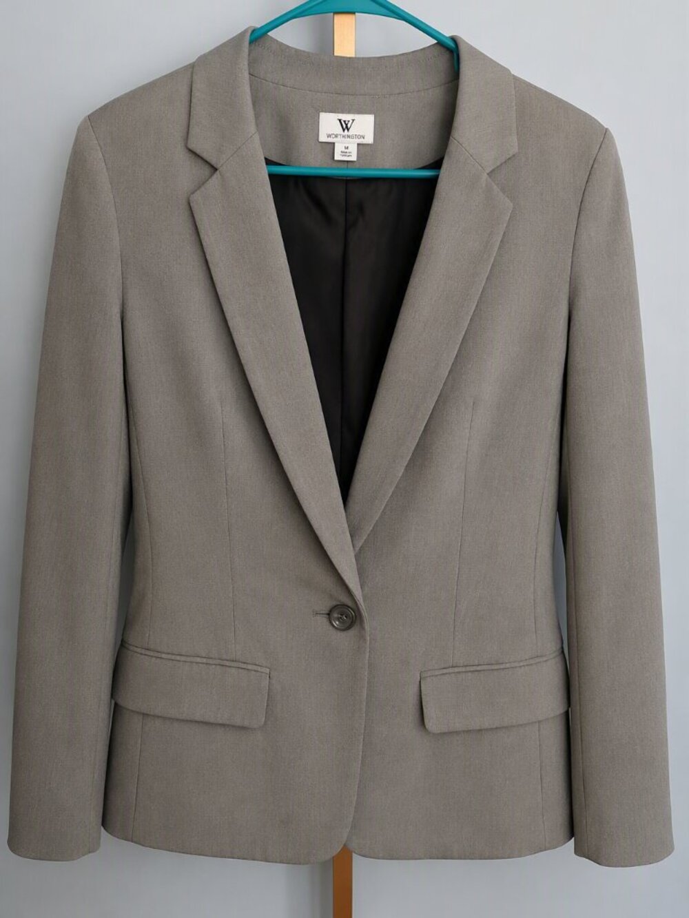 Worthington Gray Blazer Size Medium